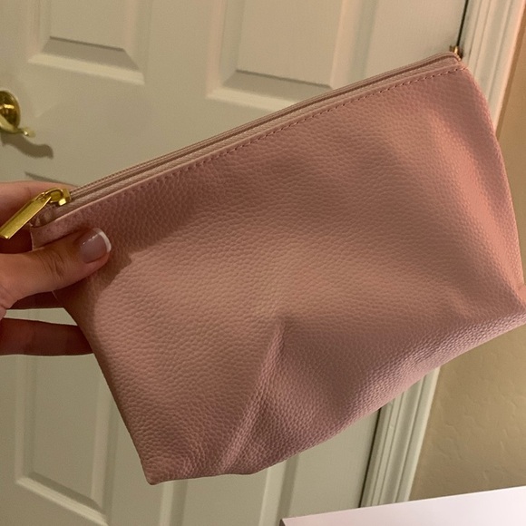 Macy's Handbags - NEW Macy’s Pink Beauty Zip Makeup Pouch